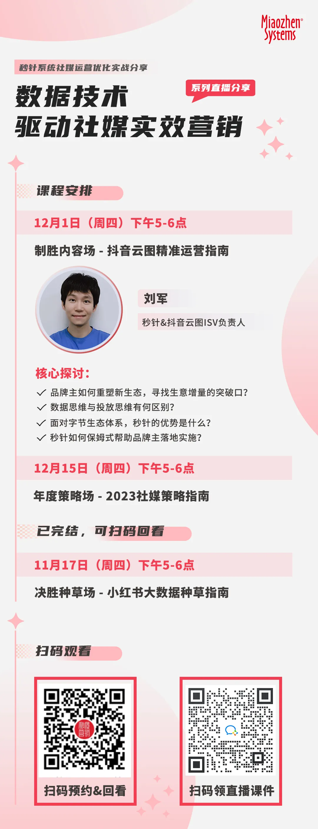 直播预约 | 12月1日下午5点，来听抖音云图精准运营指南！